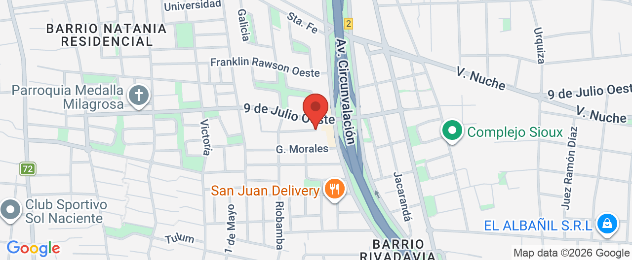 Mapa de la ubicación