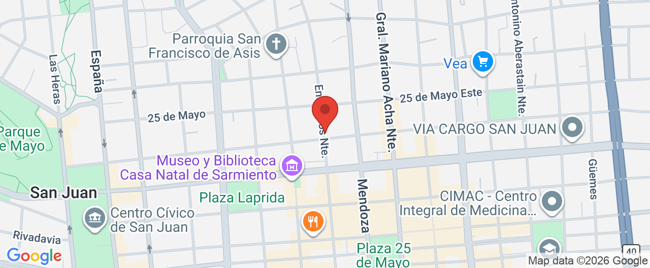 Mapa de la ubicación