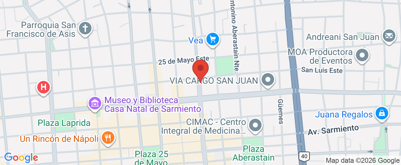 Mapa de la ubicación