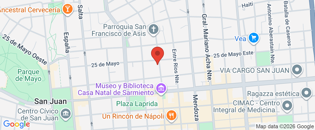 Mapa de la ubicación