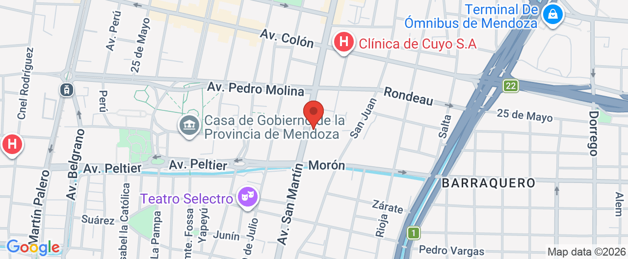 Mapa de la ubicación