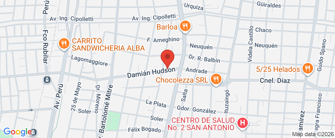 Mapa de la ubicación