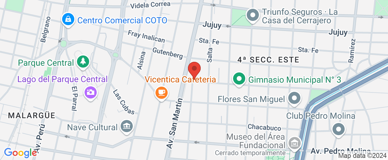 Mapa de la ubicación