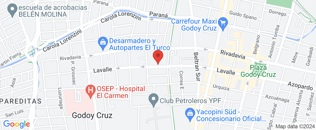 Mapa de la ubicación