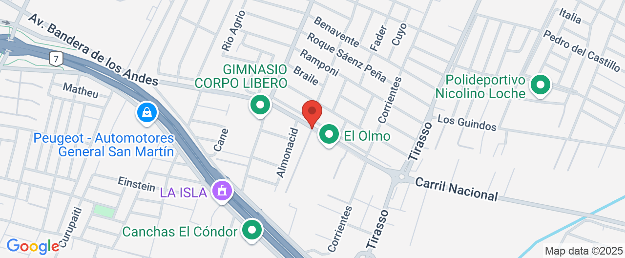 Mapa de la ubicación