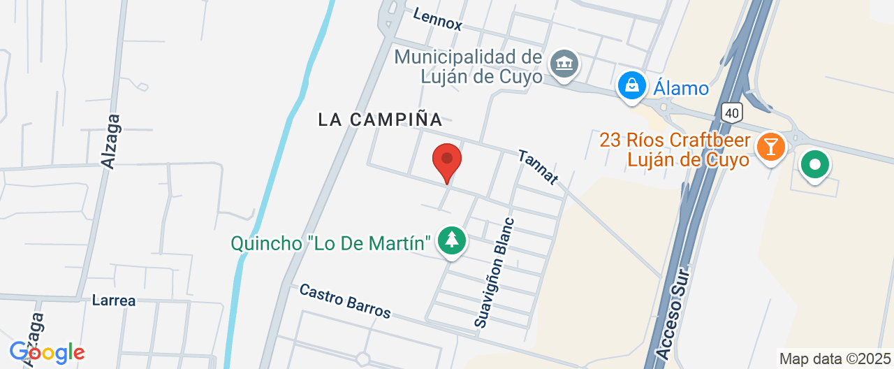 Mapa de la ubicación