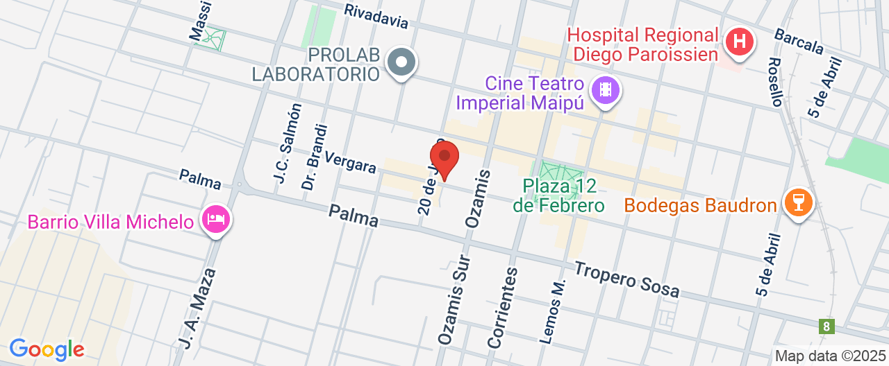 Mapa de la ubicación