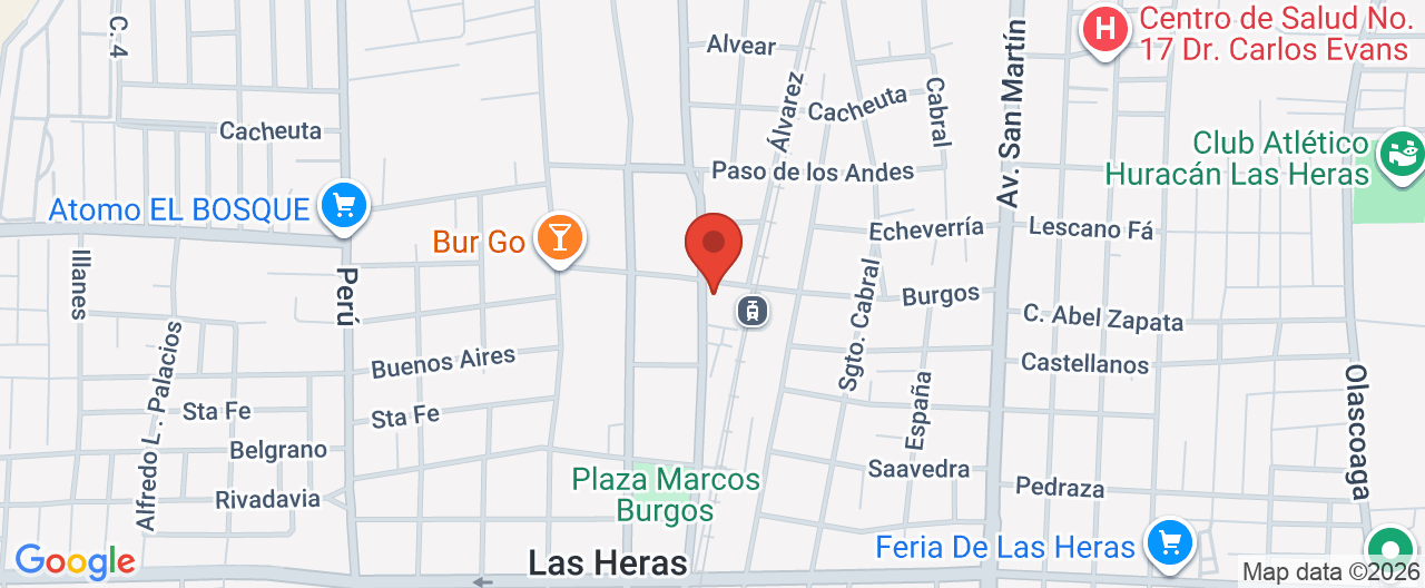 Mapa de la ubicación