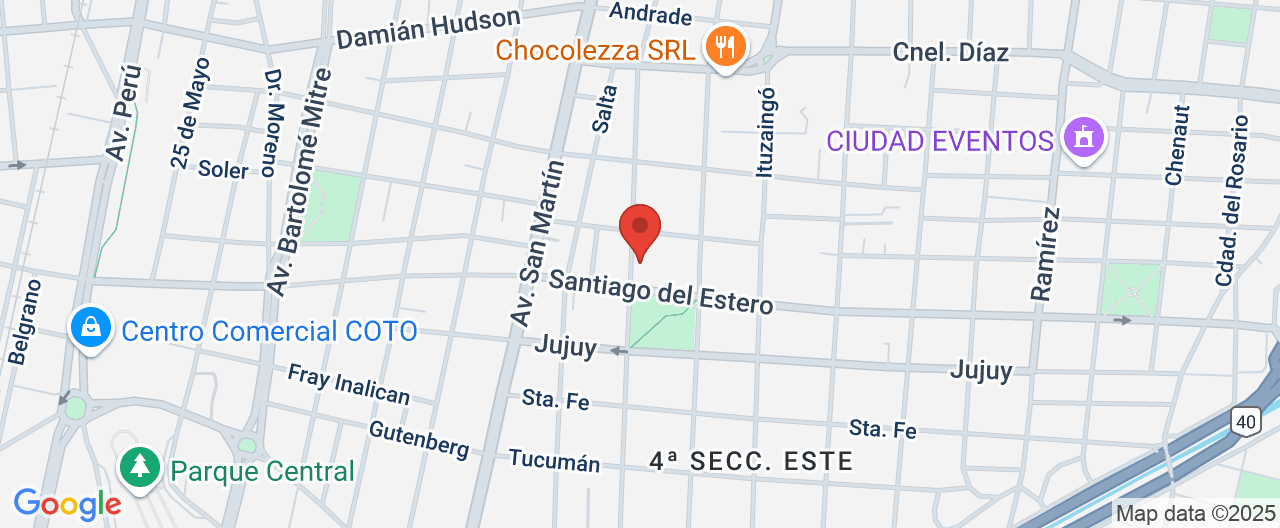 Mapa de la ubicación