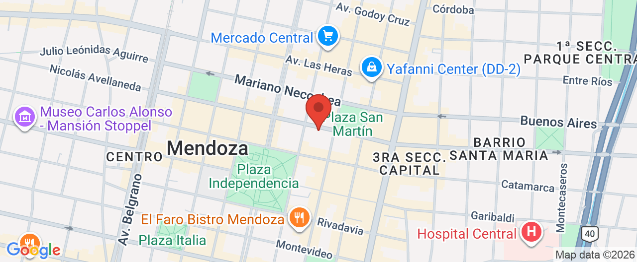 Mapa de la ubicación