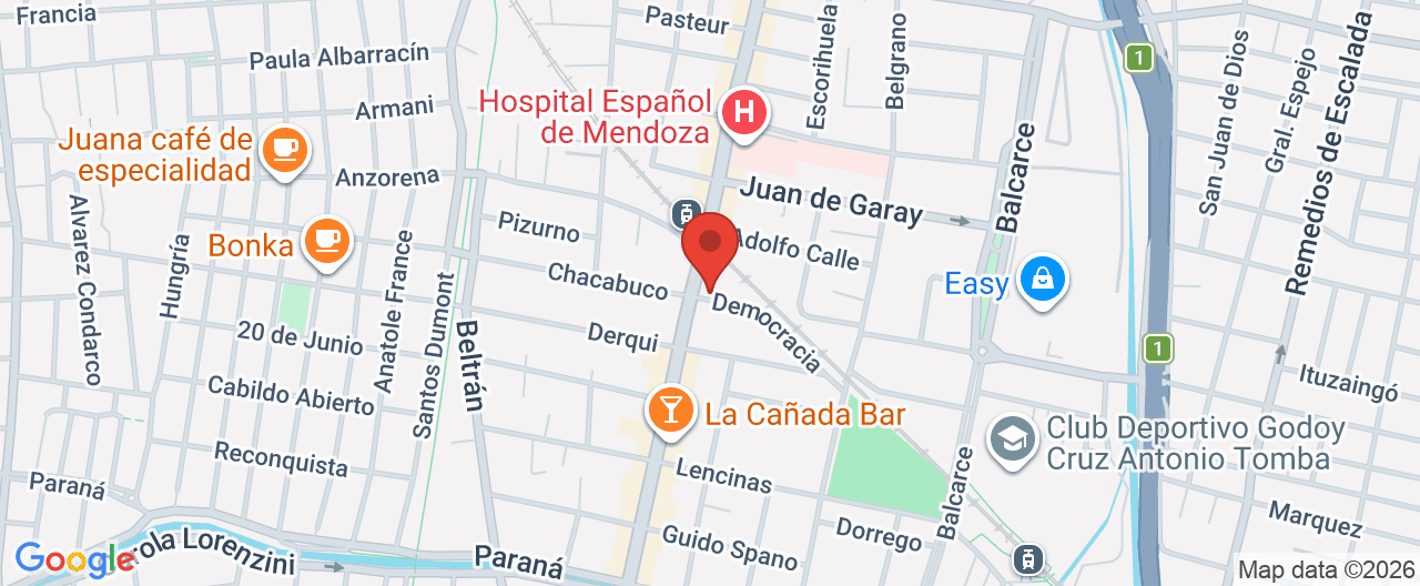Mapa de la ubicación