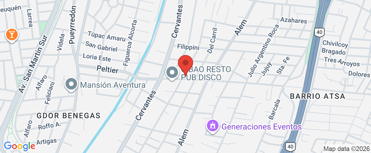 Mapa de la ubicación