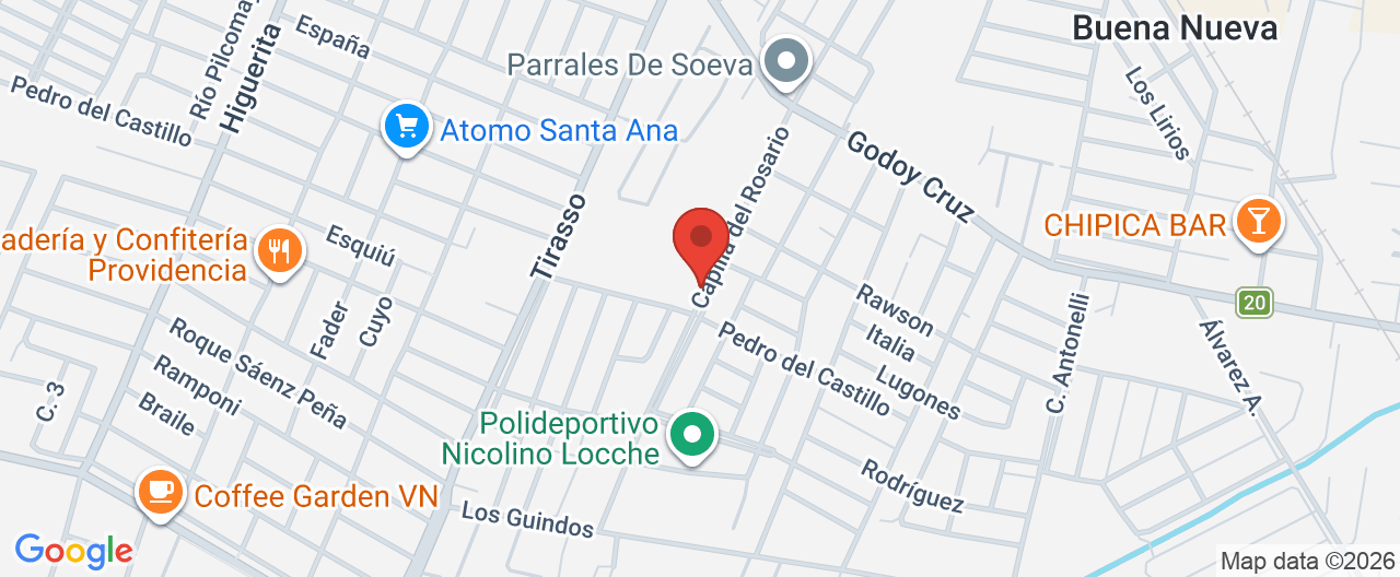 Mapa de la ubicación