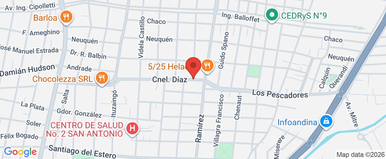 Mapa de la ubicación