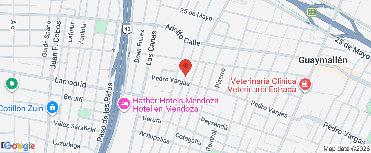 Mapa de la ubicación