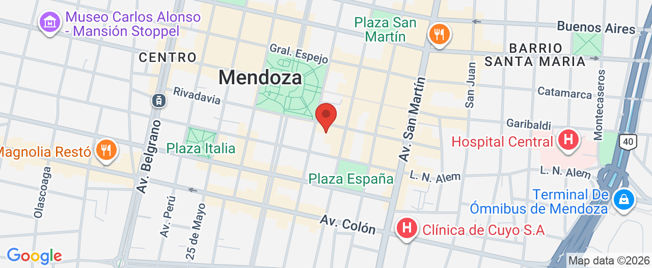 Mapa de la ubicación