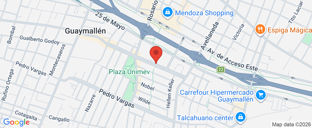 Mapa de la ubicación