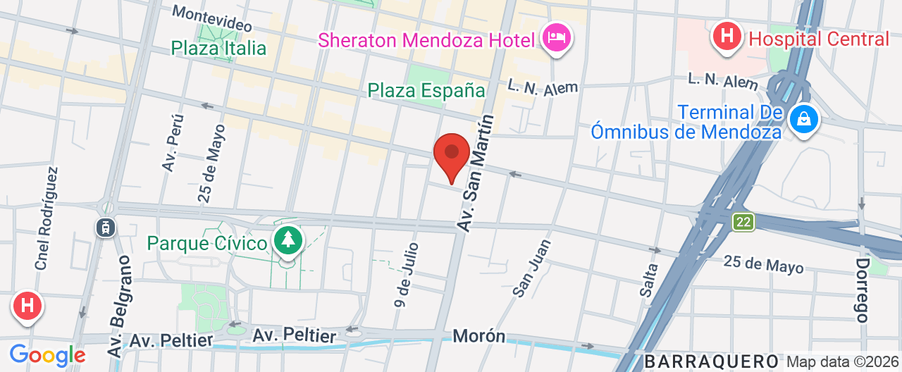 Mapa de la ubicación