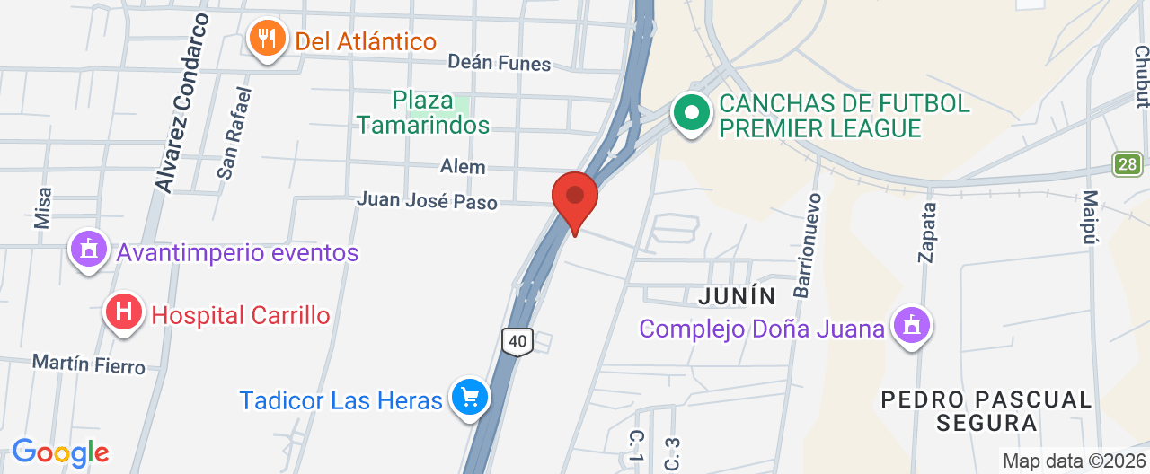Mapa de la ubicación