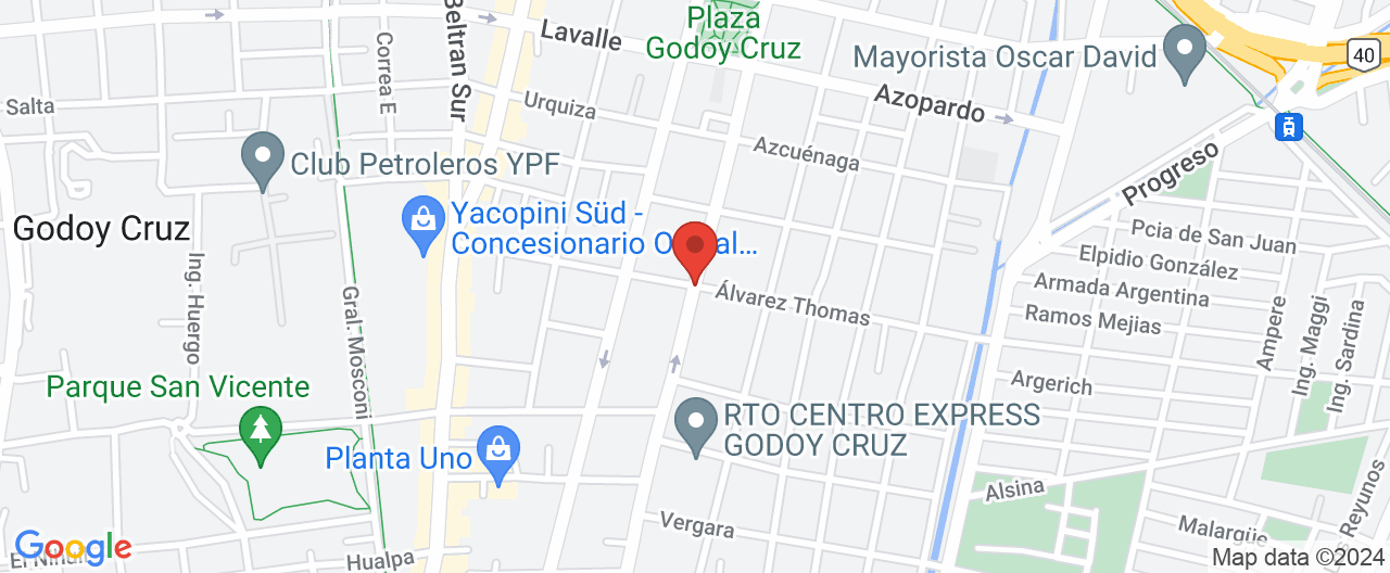 Mapa de la ubicación