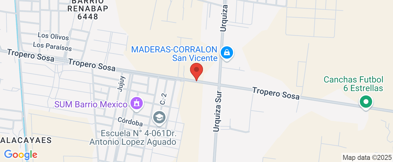 Mapa de la ubicación