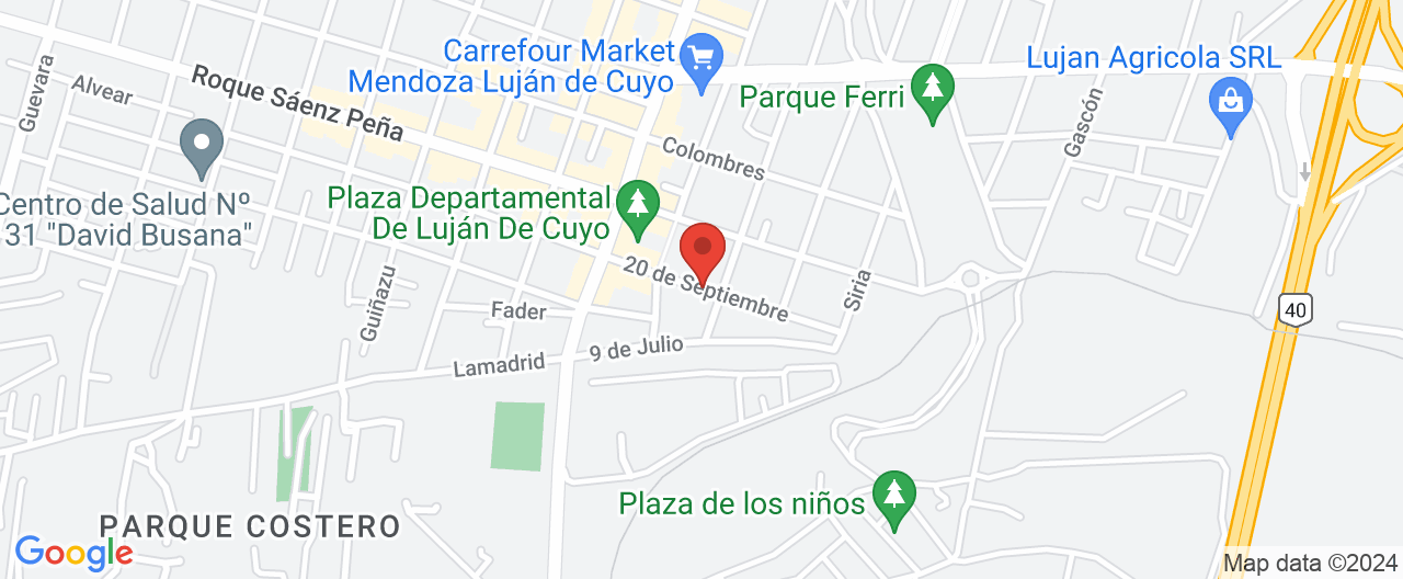 Mapa de la ubicación