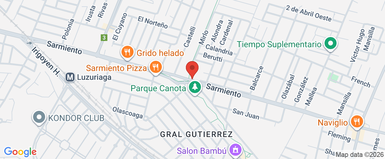 Mapa de la ubicación