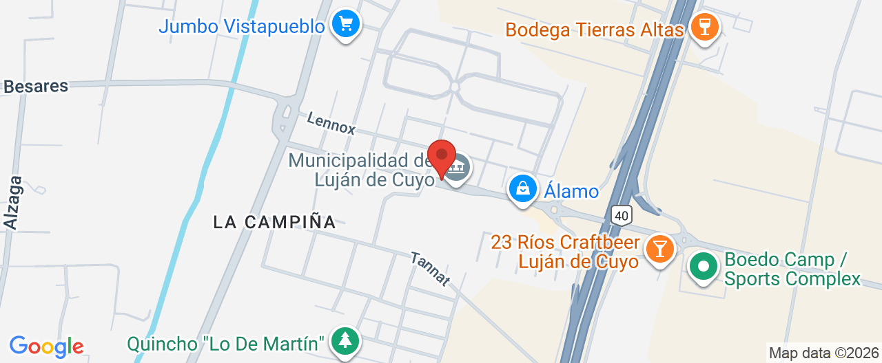 Mapa de la ubicación