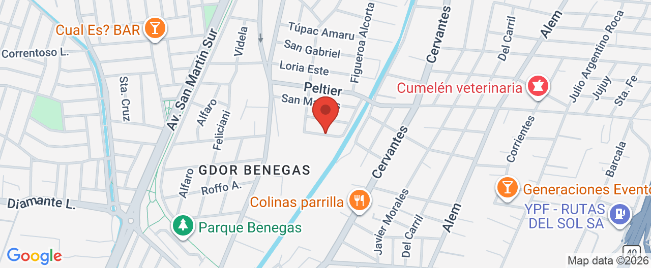 Mapa de la ubicación