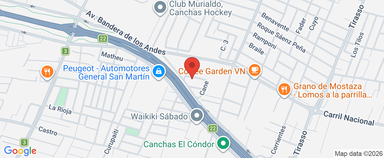 Mapa de la ubicación