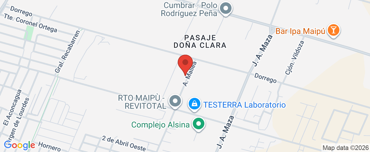 Mapa de la ubicación