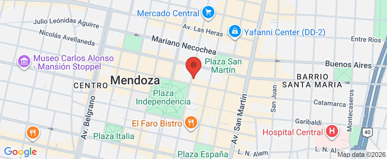 Mapa de la ubicación
