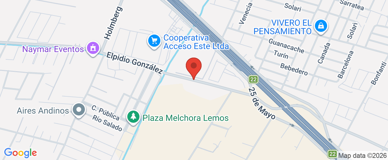 Mapa de la ubicación