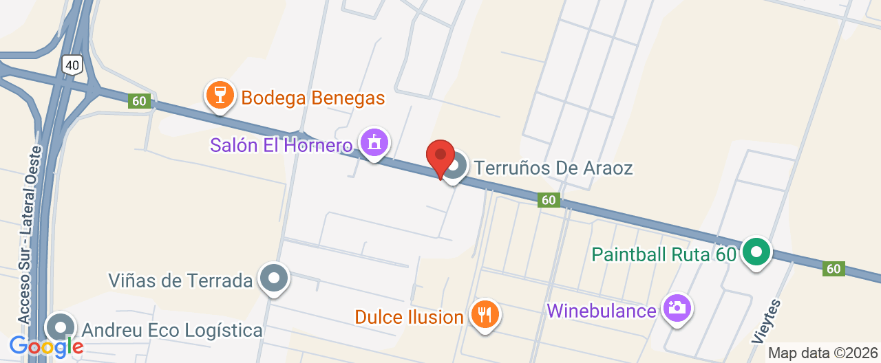 Mapa de la ubicación