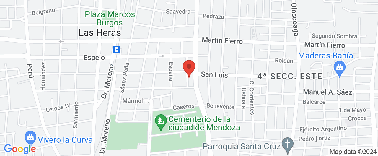 Mapa de la ubicación