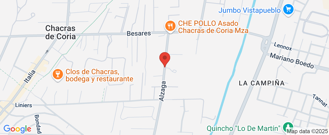 Mapa de la ubicación