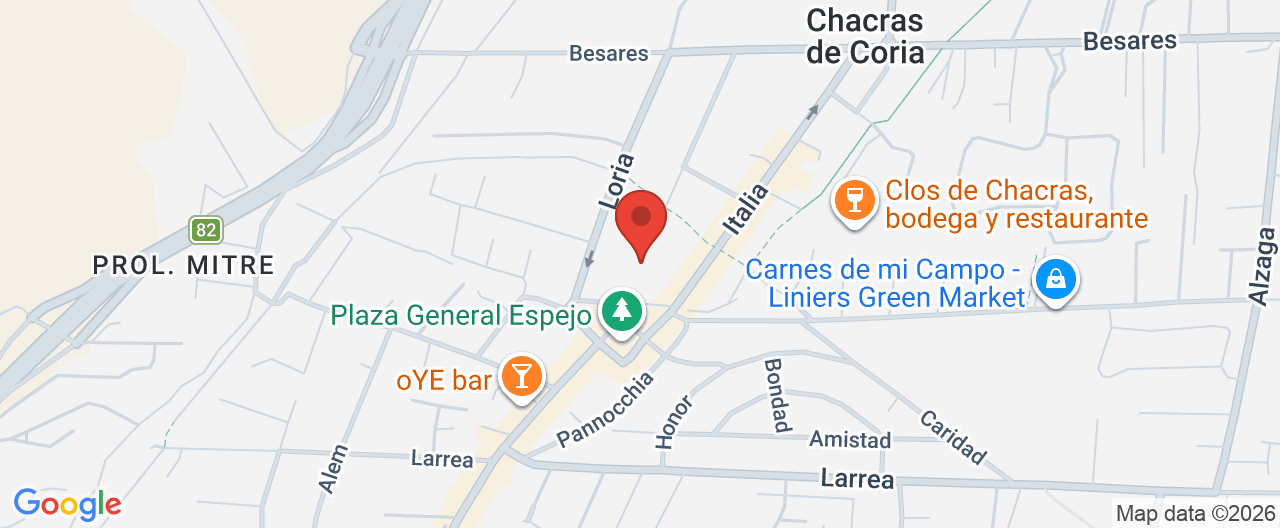 Mapa de la ubicación