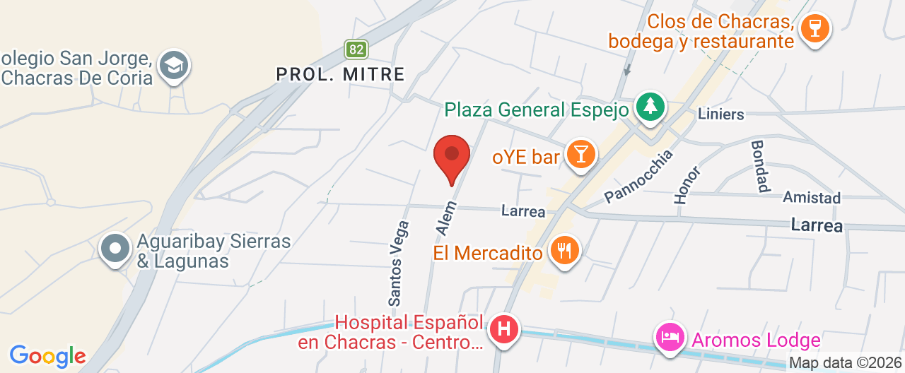 Mapa de la ubicación