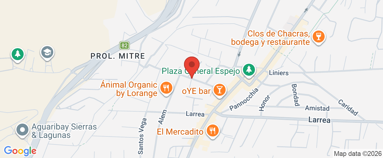 Mapa de la ubicación