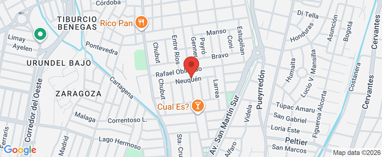 Mapa de la ubicación
