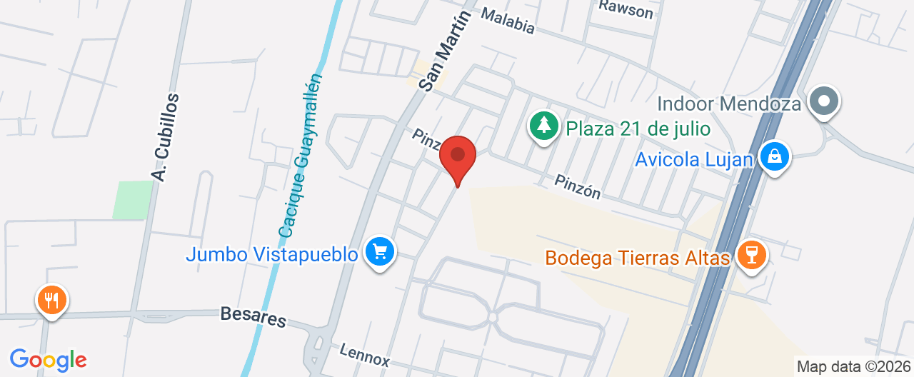 Mapa de la ubicación