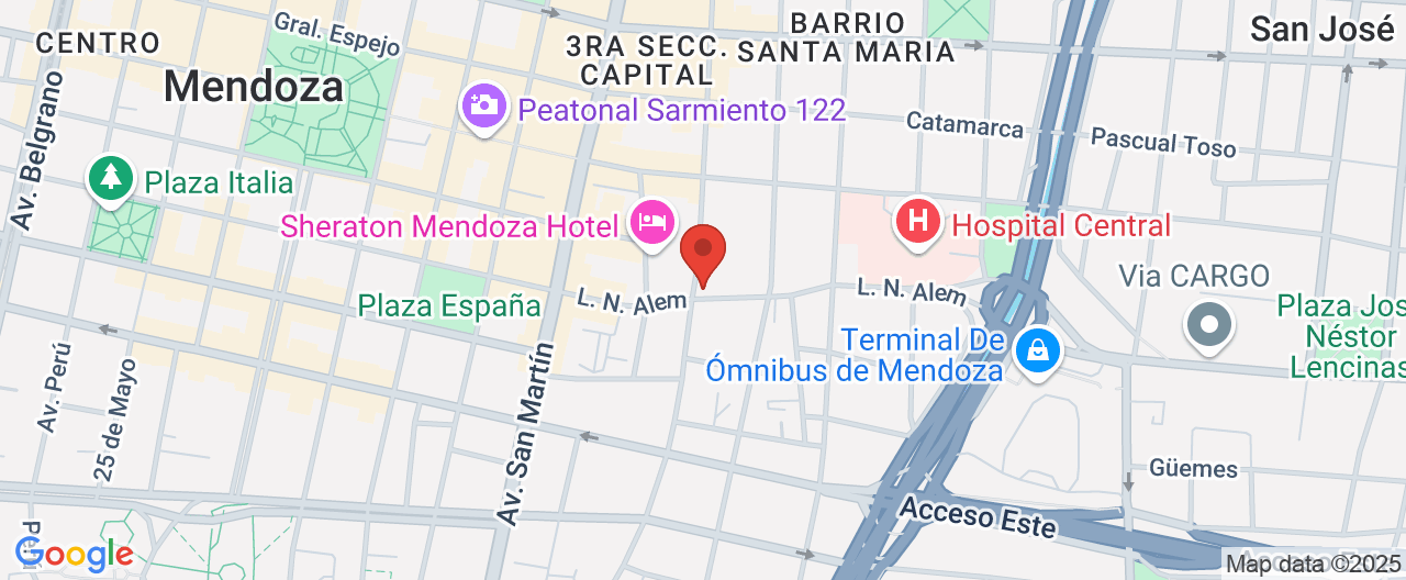 Mapa de la ubicación