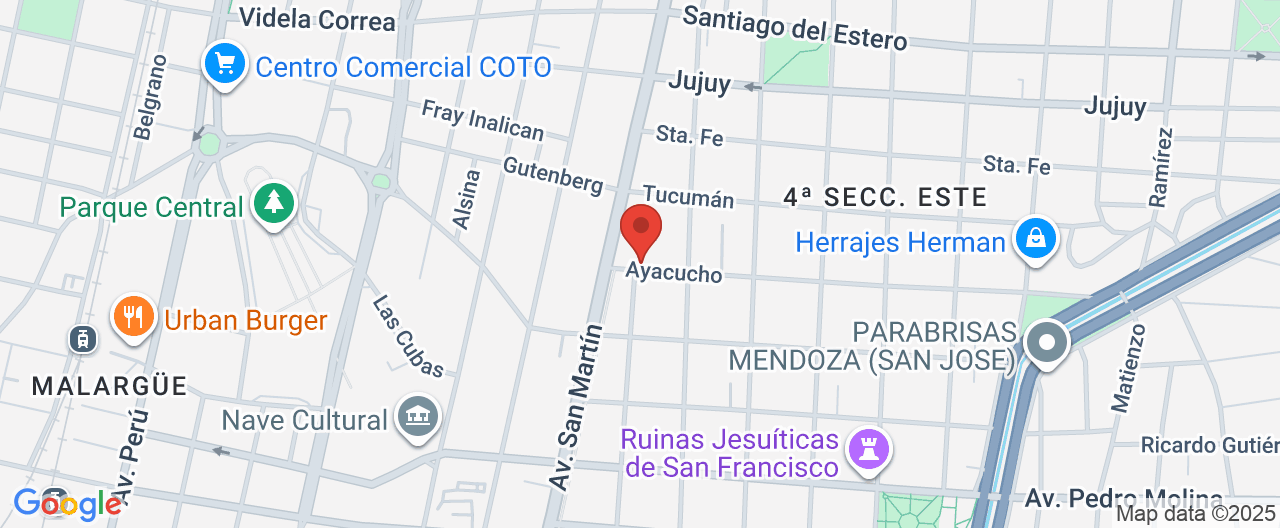 Mapa de la ubicación
