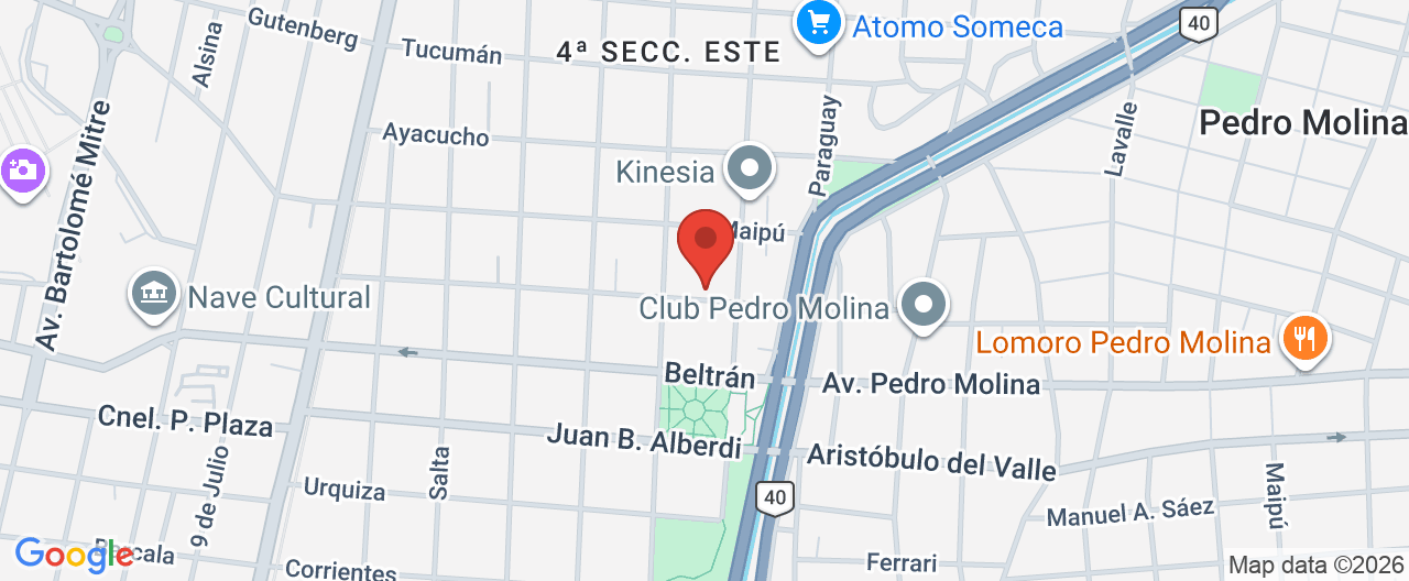 Mapa de la ubicación