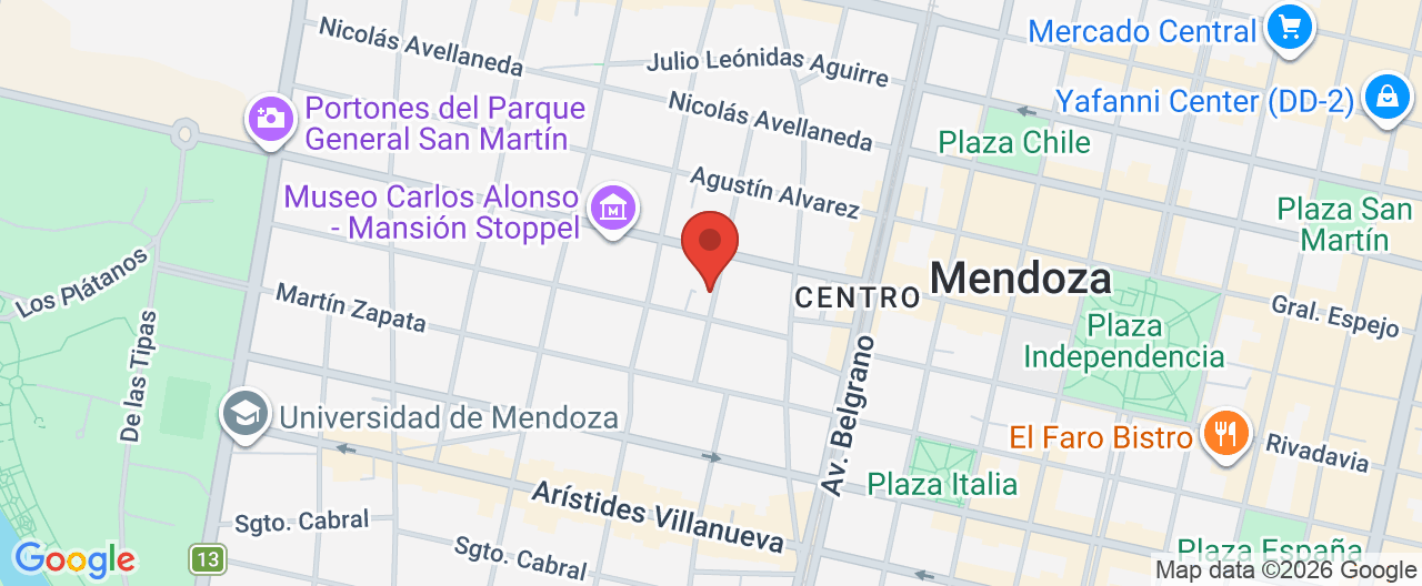 Mapa de la ubicación