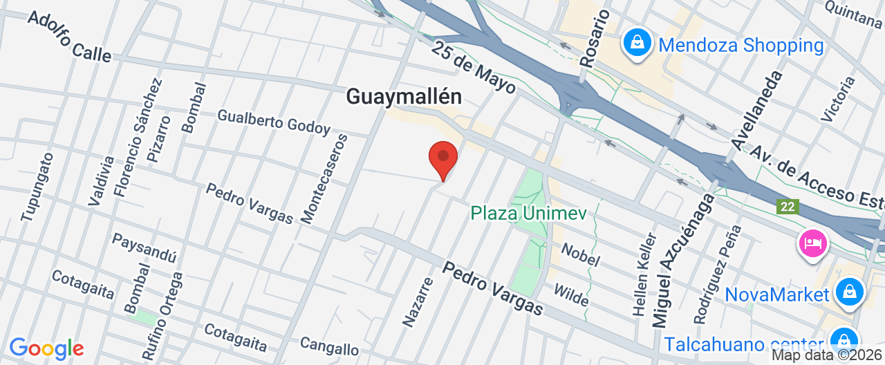 Mapa de la ubicación