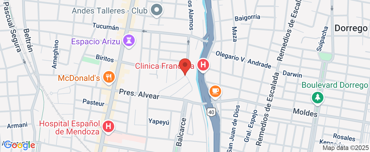 Mapa de la ubicación