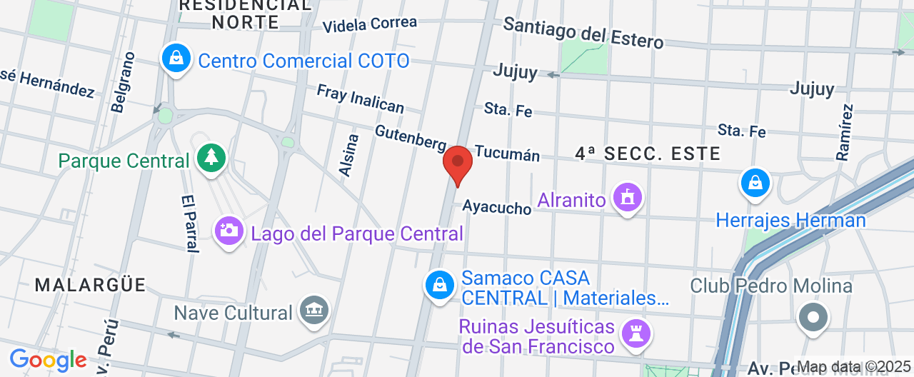 Mapa de la ubicación