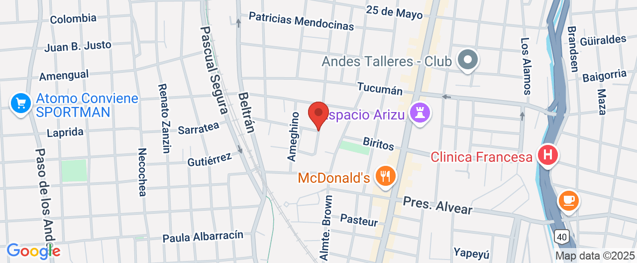 Mapa de la ubicación
