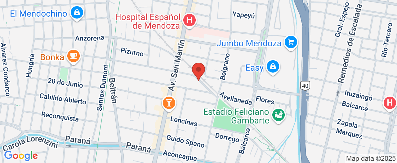 Mapa de la ubicación